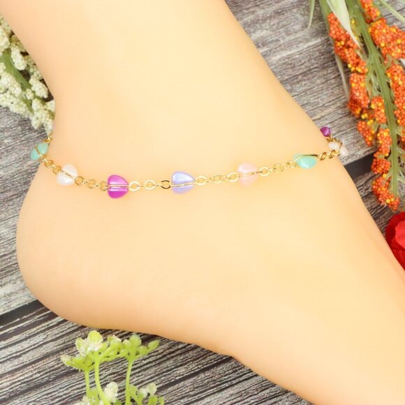 "Elegant Handmade Anklet – Delicate Jewelry for Women, MAR091178 - Picture 9 of 10